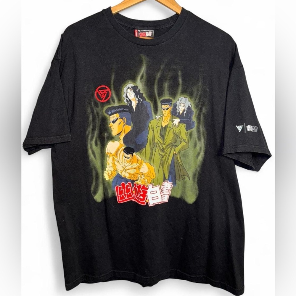 Hypland x Yu Yu Hakusho "Toguro Bros" Men’s Anime Black Tee Size XL